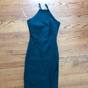 Midi- Emerald green dress